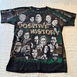Vintage Positive People Kacy World Colors "Positive History" tee AOP XL